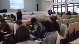 Momento das discussões nos grupos de trabalho. Foto: Ana Lúcia Sniecikoski